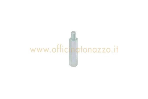 Dado distanziale MEC EUR 14987400 per ammortizzatore posteriore Vespa, altezza 55,5 mm, filetto M9 e riferimenti Piaggio 149871/199344.