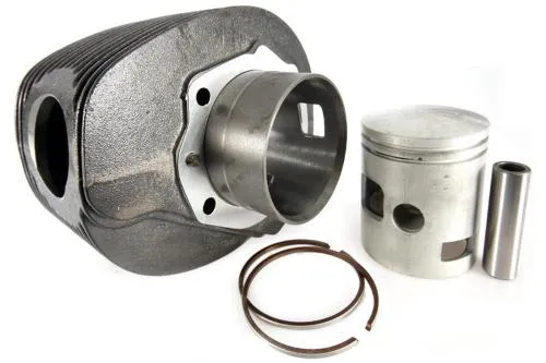 Cilindro SIP 200 cc en fundición 3 trasvases tipo original para Vespa Rally 180.