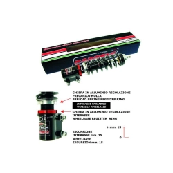 Ammortizzatore anteriore CARBONE HI TECH NERO per Vespa PK
