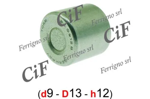 Astuccio a rulli CIF 9x12x13 mm, chiuso da un lato, per alberino del mozzo posteriore Piaggio Ciao, Bravo e Si. Riferimento 103613.
