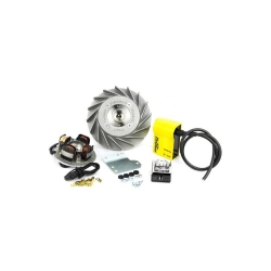 Accensione Pinasco Flytech Touring 26357749 cono 20 con volano 1,6 kg per Vespa 50-125 Smallframe, PK, XL, FL, HP e Rush.