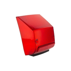 Corpo luminoso fanale posteriore rosso SIEM per Vespa PX80-200/PE/Lusso/`98,senza lampadine