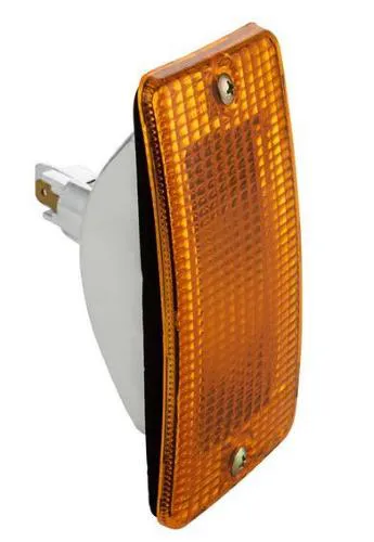 Freccia completa SIEM 246480504 anteriore sinistra per Vespa PK XL, Rush, N, FL, FL2 e HP compatibili, con lente arancione.