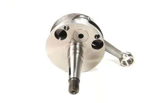 Albero motore Quattrini anticipato, cono 20, corsa 57 per Vespa PX 125-150