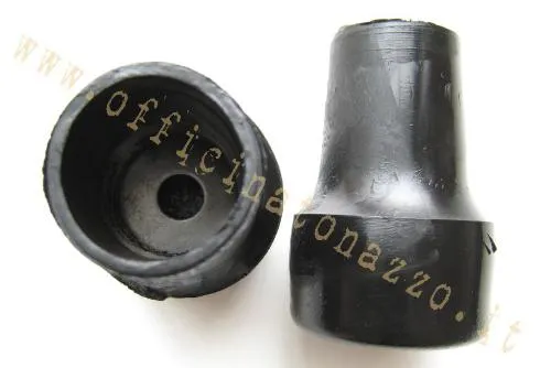Rubber kickstand pads Ø18mm for Vespa PX 1st series with plastic core