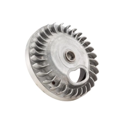 Volano SIP in alluminio da 820 g e diametro interno 91,5 mm per accensioni a puntine Piaggio Ciao, Bravo, Si, Boxer, Boss, Grillo e Superbravo.
