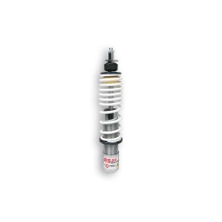 Ammortizzatore Malossi RS24 anteriore per Vespa PX, PE, T5 e LML: interasse 257 mm, corsa 90 mm, pistone 36 mm e stelo 14 mm.