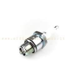 Candela NGK BR7HS 4122, GTIN 0087295141229: M14x1,25, filetto 12,7 mm, esagono 20,8 mm e resistenza 5 kOhm.