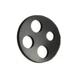 Guarnizione interna SIP 14485000 a quattro fori per rubinetto benzina Vespa 150 GS compatibile. Gomma, diametro 29,9 mm e spessore 2,8 mm.