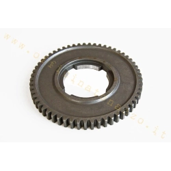 Ingranaggio condotto prima marcia Z57 per Vespa Rally 180/200, P200E e PX 200 compatibili. Riferimento Piaggio 152804 a scopo comparativo.