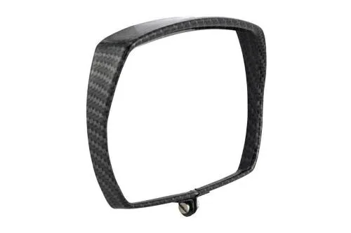 Cornice fanale CIF 7350-CARB in acciaio inox Carbon Look per Vespa 50 Special ed Elestart, equivalente a Piaggio 124200 e 1R000197.