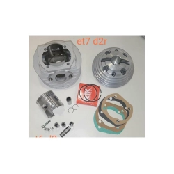Cilindro in VMC in alluminio, bifascia ET3 135cc, Ø 59mm, corsa 51mm per Vespa Primavera - ET3 - PK candela centrale