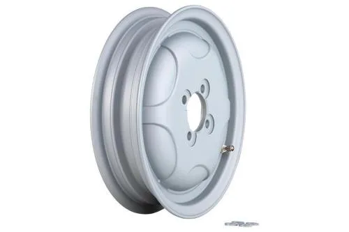 Cerchio SIP Tubeless 80181700 in alluminio 2.15x10: ET 26,5 mm, PCD 4/70 mm, foro centrale 52,15 mm e valvola inclusa.