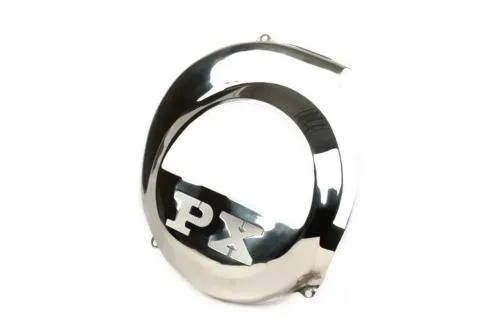 Cubrecubo de acero inoxidable para Vespa PX sin arranque eléctrico