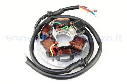Statore elettronico CIF per Vespa 125 Primavera ET3 VMB1T 1976-1983, compatibile con il riferimento Piaggio 186974 e impianto originale a 6 V.