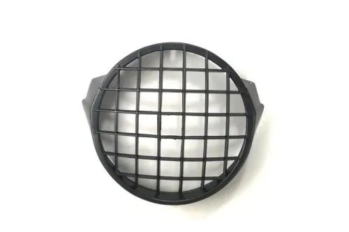 Black plastic headlight grille for Vespa PX 125-150-200 Ø 170mm