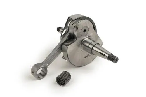 Albero motore BGM PRO Touring BGM031801G per Vespa PX200: corsa 60 mm, biella 110 mm, valvola rotante e spalle forgiate da 98 mm.
