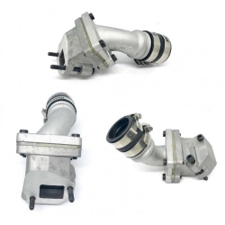 Collettore lamellare VMC 001399 a due fori, manicotto interno 30 mm, per Dell'Orto PHBL 22/24 e Vespa 50, Special, Primavera ed ET3.