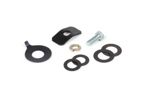 Piastrina di sicurezza per il bullone dello snodo molla anteriore delle Vespa GT, GTR, Super, TS, GL, Sprint, Rally e P150S compatibili.