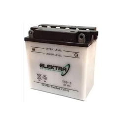 Batteria 12V 9AH per Vespa con avviamento elettrico Dimensioni in mm: 130x70x140