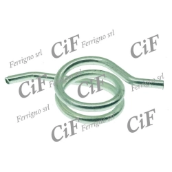 Molla CIF 5508 per richiamo leve freno, frizione e alzavalvola Piaggio Ciao e Si. Ricambio comparabile al riferimento Piaggio 177072.