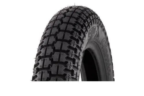 Pneumatico SIP Classic 3.00-10 50P TL/TT per impiego anteriore o posteriore, profilo classico e omologazione ECE. Verificare cerchio e misure del veicolo.
