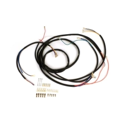 Kit BGM PRO con cablaggio e devio luci per conversione Vespa a 12V CA con accensione elettronica. Per Smallframe e Largeframe classiche.