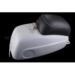 Maleta portaobjetos modificada como depósito adicional para Vespa 50SS y 90SS 2ª serie (almohadilla y cerradura incluidas)