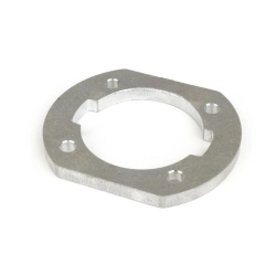 Basetta BGM ORIGINAL BGM0223 in alluminio da 8 mm per Vespa 50, Primavera, ET3 e PK. Per motori con biella lunga; richiede verifiche tecniche.