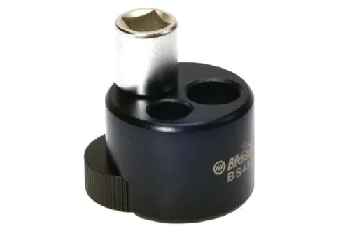 Utensile BIKESERVICE BS4328 per montare e rimuovere prigionieri da 6 a 19 mm, con presa eccentrica e comando a cricchetto da 1/2 pollice.