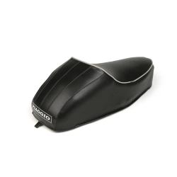 Single-seat spring saddle with Piaggio logo for Vespa 50 R- Special