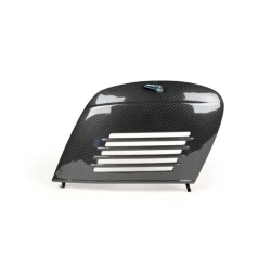 Carbon Look engine side cover for Vespa 50 N 2 series - R - Special - 90 - 125 Primavera - ET3
