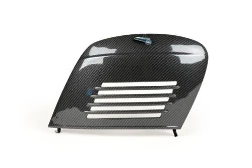 Carbon Look engine side cover for Vespa 50 N 2 series - R - Special - 90 - 125 Primavera - ET3