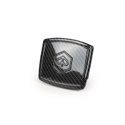 Tappo foro contachilometri Carbon Look per Vespa 50 Special