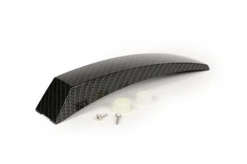 Cresta larga CIF 5279-CARB con finitura carbon look per parafango anteriore Vespa PX e PE, incluse le versioni Arcobaleno.
