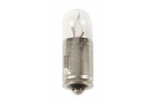 Lampadina a incandescenza 12 V 3 W con attacco BA9s per il contachilometri Vespa. Verificare tensione, potenza e portalampada.