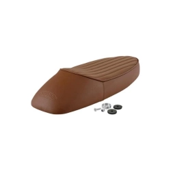 Brown Nisa Sport Seat for Vespa 50, ET3, Primavera