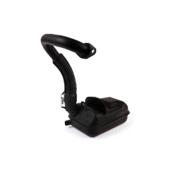 Marmitta BGM PRO BigBox Touring per Vespa PK125 S, XL, XL2, ETS e Motovespa PK75, con collettore 26 mm e attacco a molle.