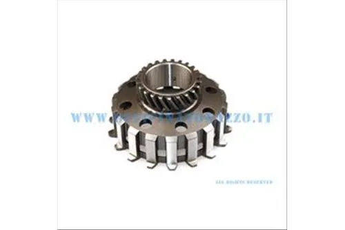 Pinasco Z 22 pinion gear fits original Piaggio Z 65 primary gear (ratio 2.95) helical for 8-spring Vespa 200 clutch