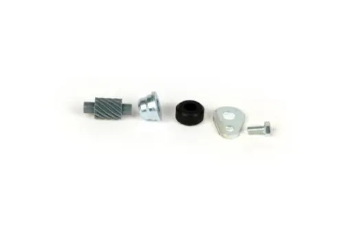 Kit rinvio contachilometri per Vespa PX con freno anteriore a disco, con ingranaggio grigio a 12 denti e attacco quadro da 2,7 mm.