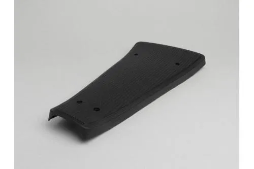 Alfombrilla central de plástico negro para Vespa T5