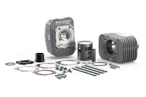 Gruppo termico Malossi BIG D.E.P.S. 4 MHR 3118213 in alluminio, Ø47 mm e spinotto Ø12 mm, per carter Malossi MP-One compatibili.