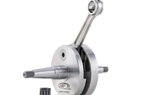 Árbol motor SIP con válvula, carrera 60, cono 20, Vespa PX125/150 - TS