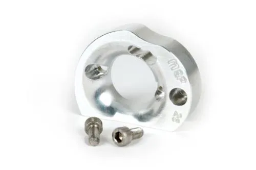 Kit cornetto MRP581 in alluminio CNC da 28 mm per carburatore Pinasco SI 28. Include filtro, staffa di fissaggio e viti di montaggio.