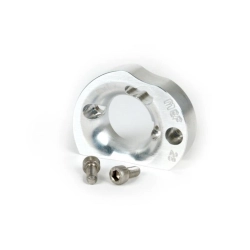 Kit cornetto MRP581 in alluminio CNC da 28 mm per carburatore Pinasco SI 28. Include filtro, staffa di fissaggio e viti di montaggio.