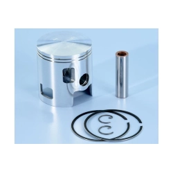 Pistone Polini 204.0960/A Ø63 mm, selezione A 62,915 mm, spinotto 15 mm. Completo di fasce, spinotto e fermi.