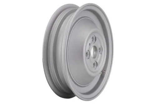 Cerchio SIP PERFORMANCE 83037000 tubeless 2.15-10 argento, alluminio pressofuso, quattro fori, ET 35 mm e interasse 4/76 mm.