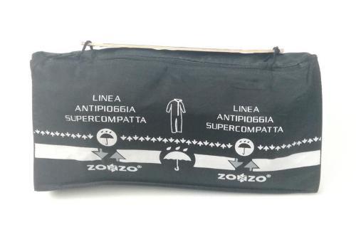 Tuta intera antipioggia "ZONZO" modello Pocket one nera (TG "XL")
