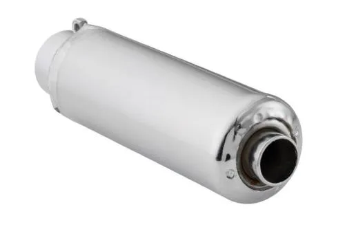 Chrome-plated steel silencer for PX, VNA exhaust