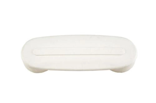 Coprimozzo forcella CIF 5873-B in plastica bianca per Vespa PX e PE 125, 150 e 200 prima serie, versione per perno da 16 mm.